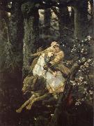 Viktor Vasnetsov Ivan the Tsarevich Riding the Grey Wolf USA oil painting artist